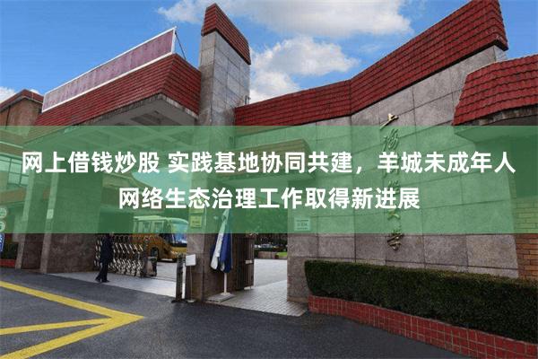 网上借钱炒股 实践基地协同共建，羊城未成年人网络生态治理工作取得新进展