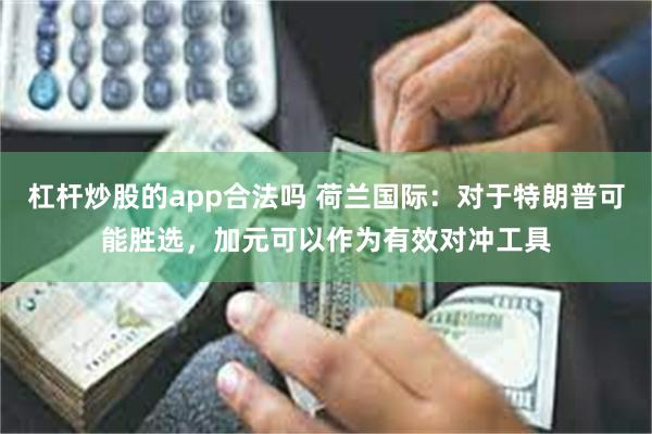 杠杆炒股的app合法吗 荷兰国际：对于特朗普可能胜选，加元可以作为有效对冲工具